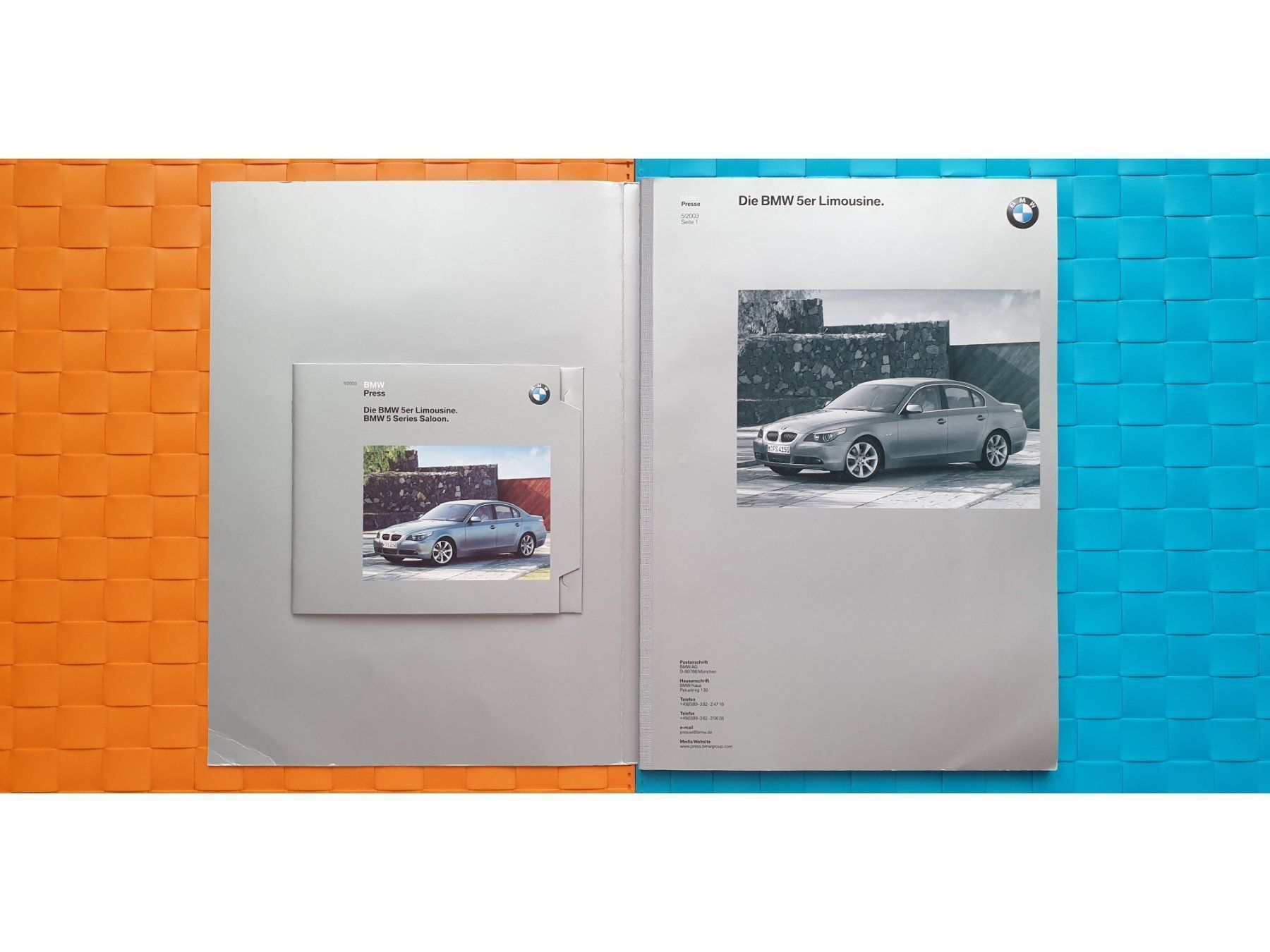 Riviste & Magazine: BMW 5er E60 - Pressemappe / Press-Kit / Prospekt / Konvolut – Usato da Viganello venduto da CARLiteratur 7