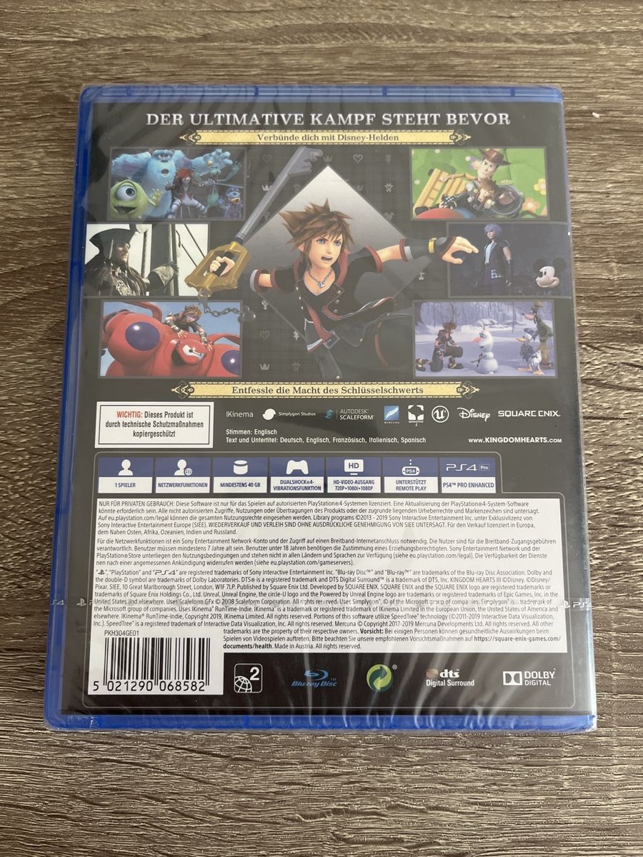 Giochi: Kingdom Hearts III PS4 SEALED – Nuovo e nell'imballaggio originale da Thun venduto da sci_lz9x 1