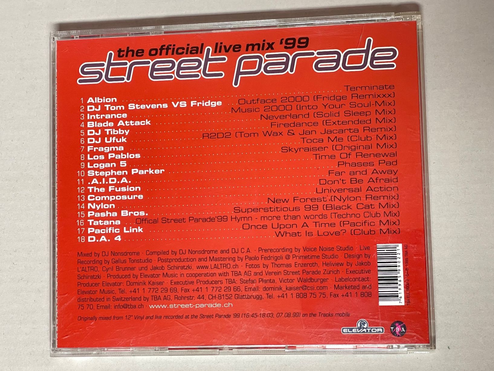 CDs: Street Parade '99 – D'occasion à Muri b. Bern par AdidasCollector 1