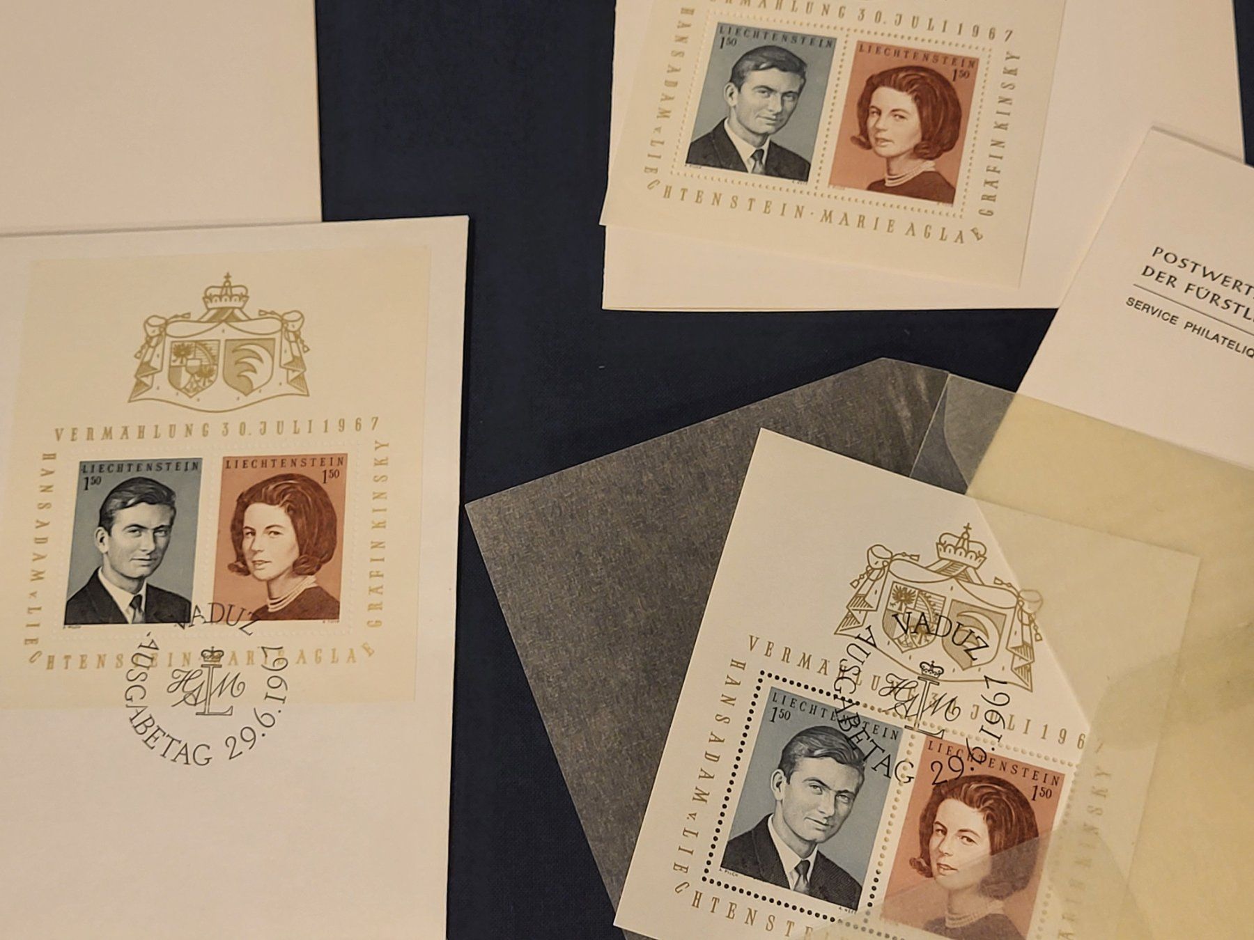 Tutti i francobolli: Briefmarken FL, "Vermählung Hansadam..." – Nuovo (secondo la descrizione) da Uster venduto da gurust 2