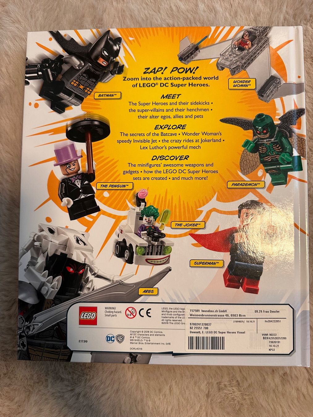 Bücher: LEGO DC Super Heroes Visual Dictionary Buch mit Lego Figur – Neu und originalverpackt aus Winterthur von reshoppi 1