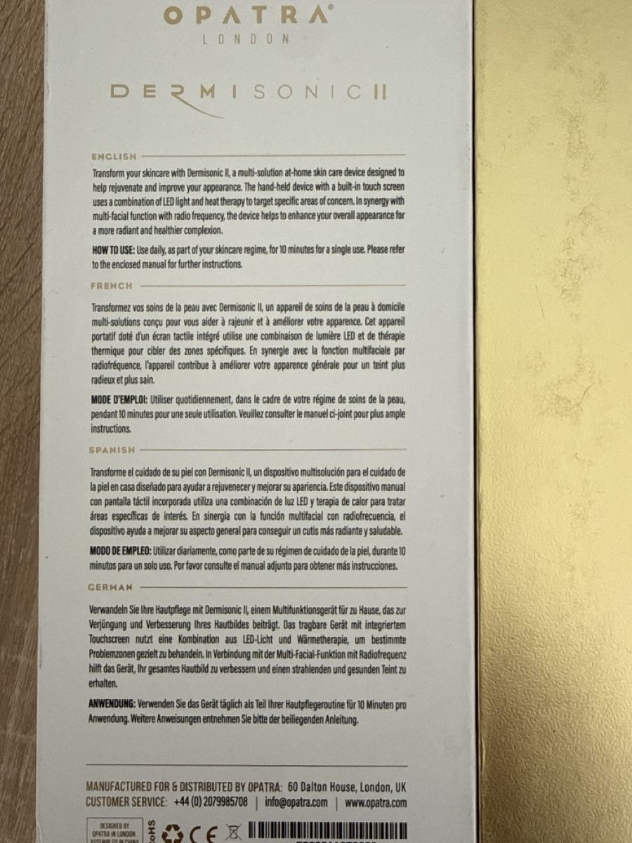 Opatra Soins du visage: Opatra Dermisonic II neu  – Neuf (Voir description) à Dietikon par van_f6m5 3