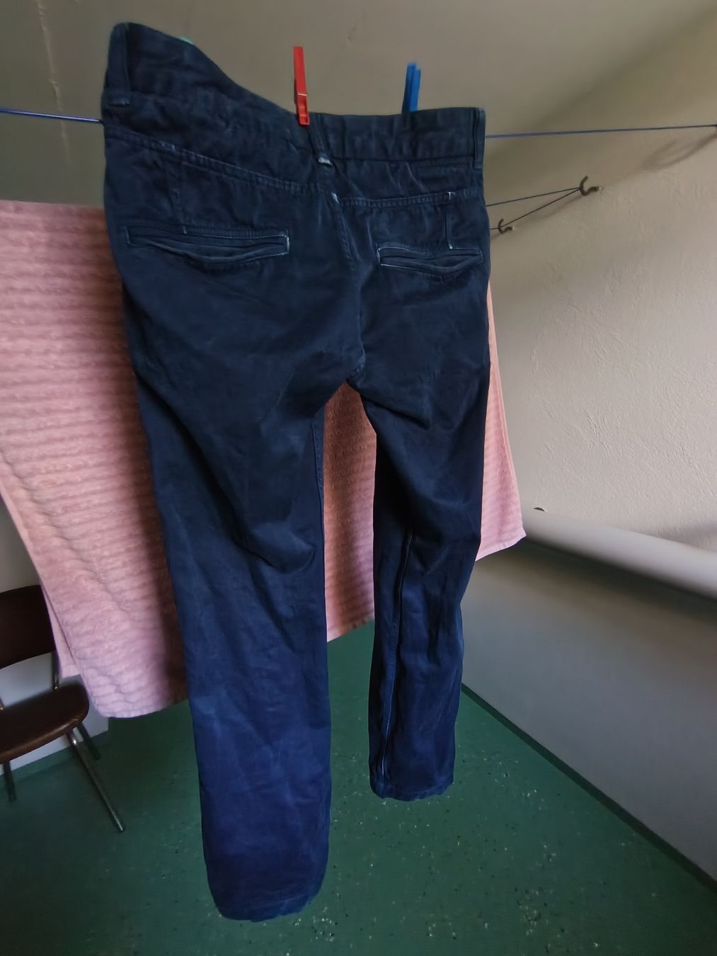 We Pantaloni: WE Hose Gr.32/32 blau – Usato da Bellach venduto da TORA4 1