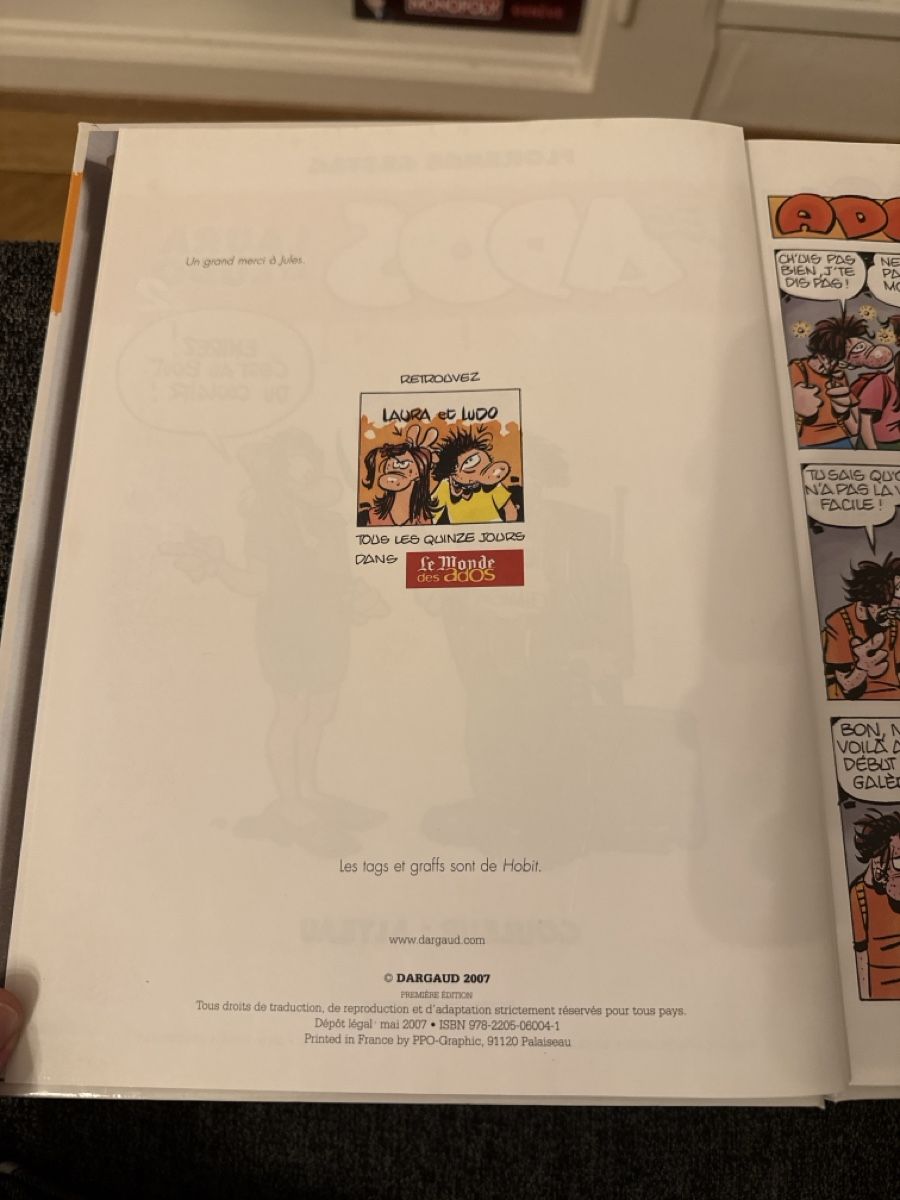 Fumetti: BD LES ADOS - TOME 2 - PREMIÈRE ÉDITION 2007 – Nuovo (secondo la descrizione) da Genève venduto da Emorejac 2