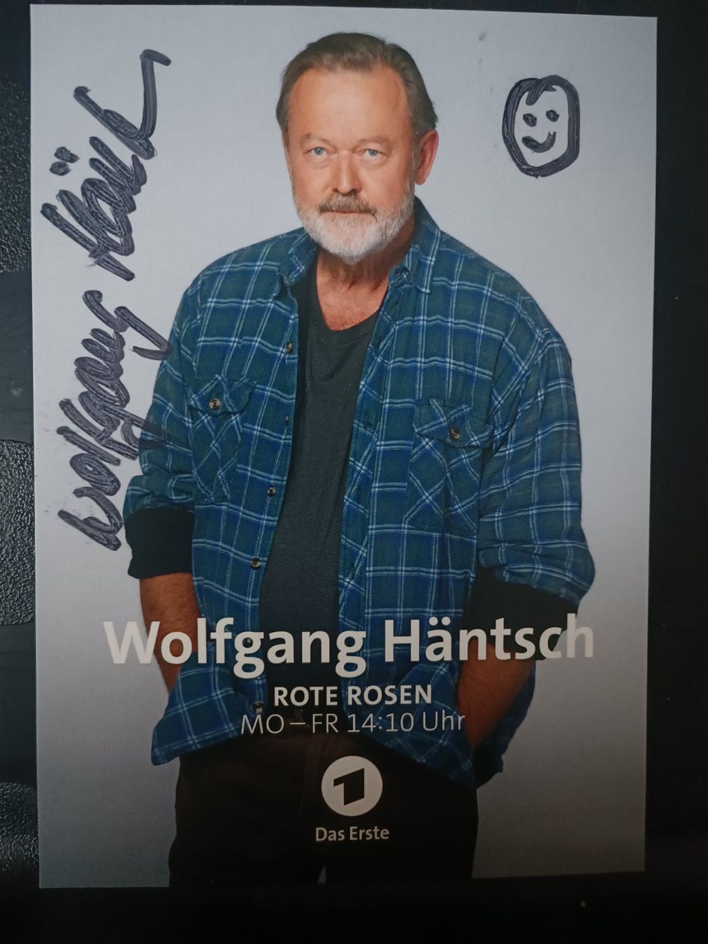 Autografi: Wolfgang Häntsch - handsigniert - Rote Rosen – Usato da Menziken venduto da Artographs