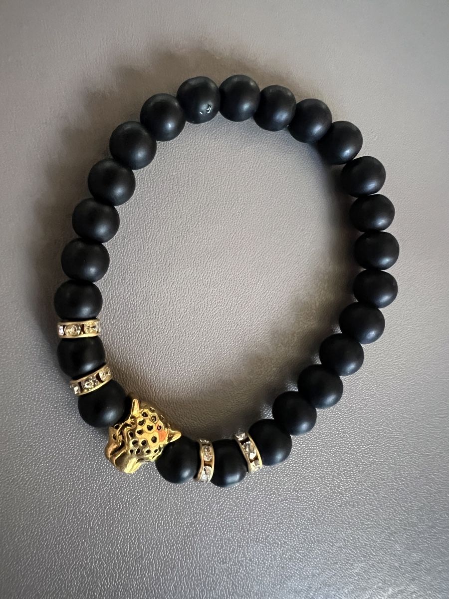 Bracelets: Armband schwarz, gold – Neuf (Voir description) à Ebertswil par Aayra