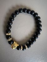 Armband schwarz, gold