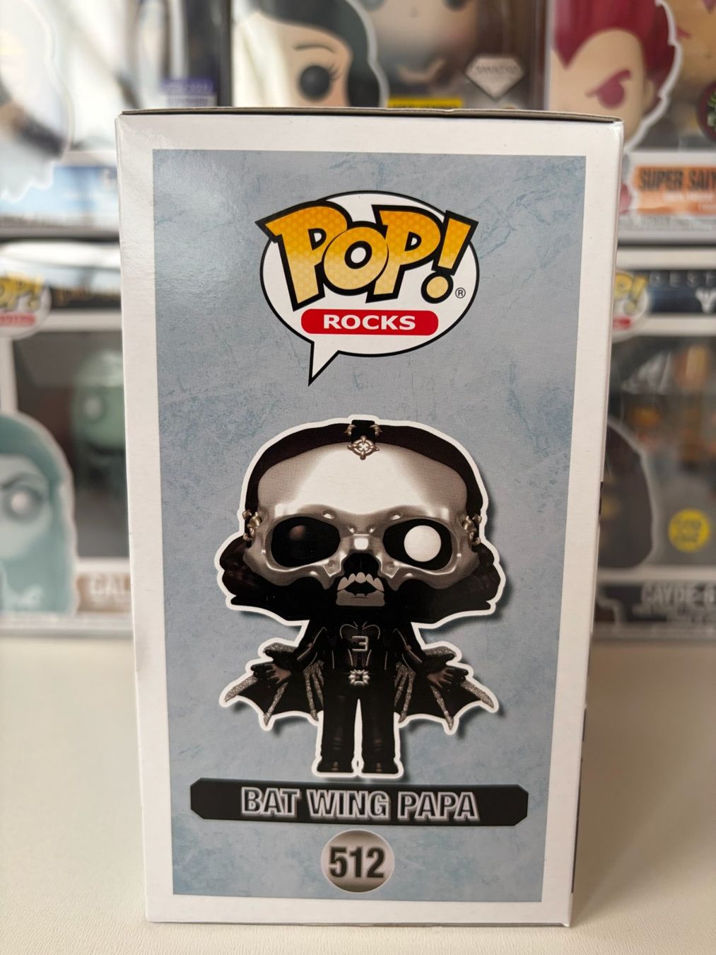 Funko Statuette: Funko POP! Rocks Ghost Bat Wing Papa Diamond – Nuovo e nell'imballaggio originale da Le Mouret venduto da perfectbijou 1