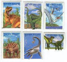 Briefmarken "Dinosaurier". Neuseeland