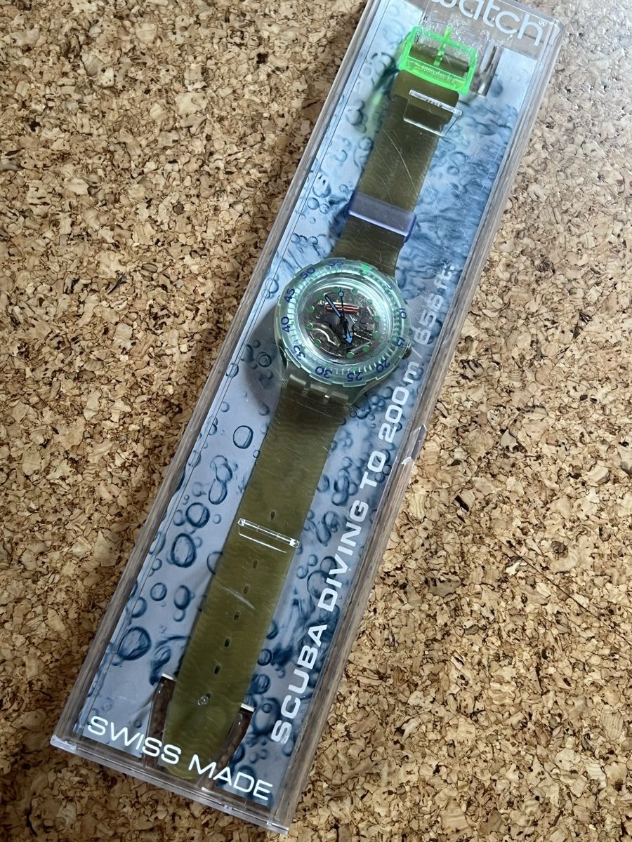 Swatch Orologi: Swatch SCUBA DIVER lightblue – Usato da Basel venduto da bellespirit 9