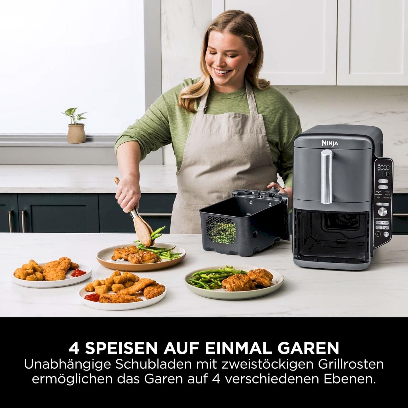 Elettrodomestici da cucina: Ninja SL400EU Heißluftfritteuse 9,5 L – Nuovo e nell'imballaggio originale da Bottighofen venduto da zaap 2