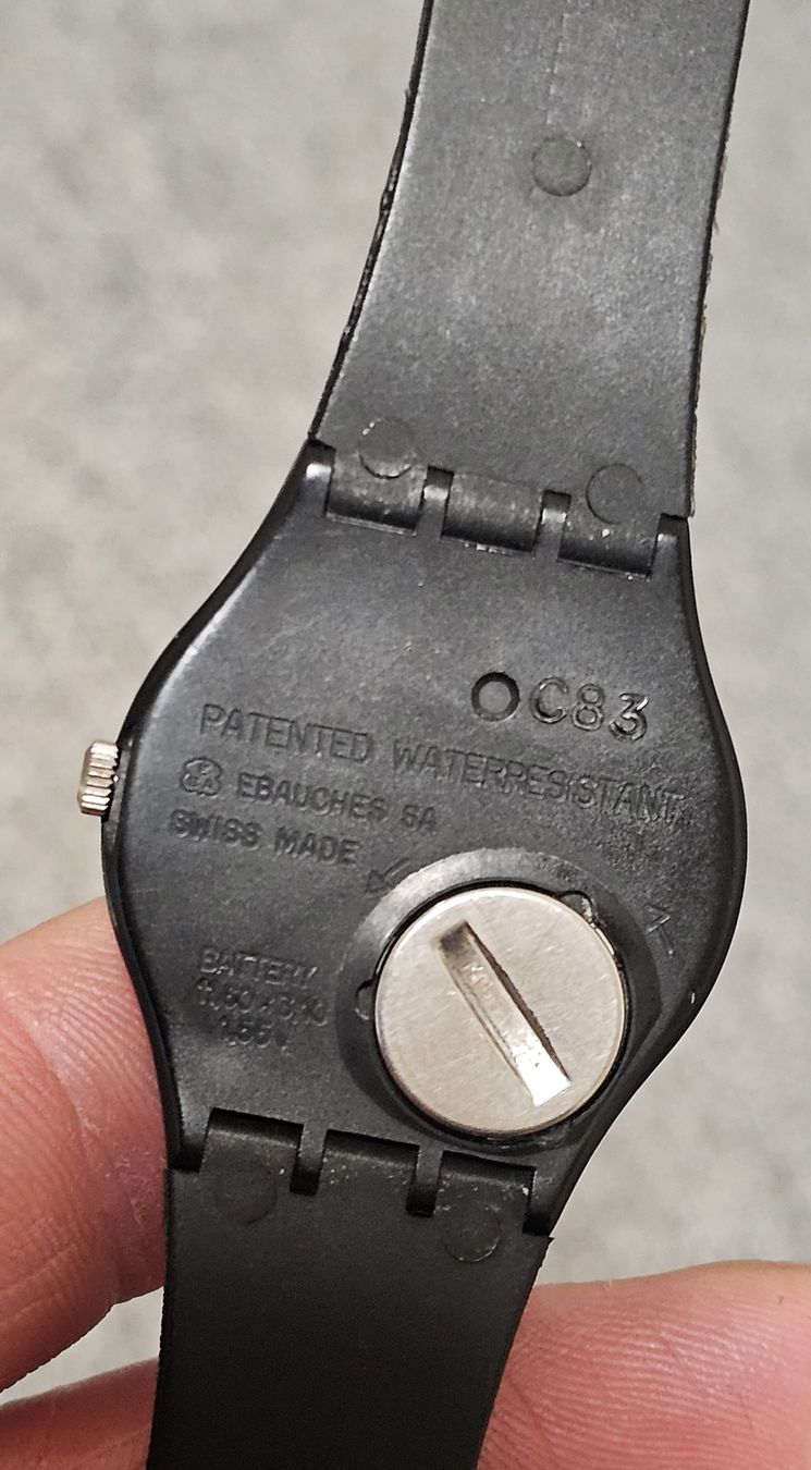 Swatch Orologi: Swatch GB101 Black Magic 1983 – Usato da Genève venduto da Fresko01 1