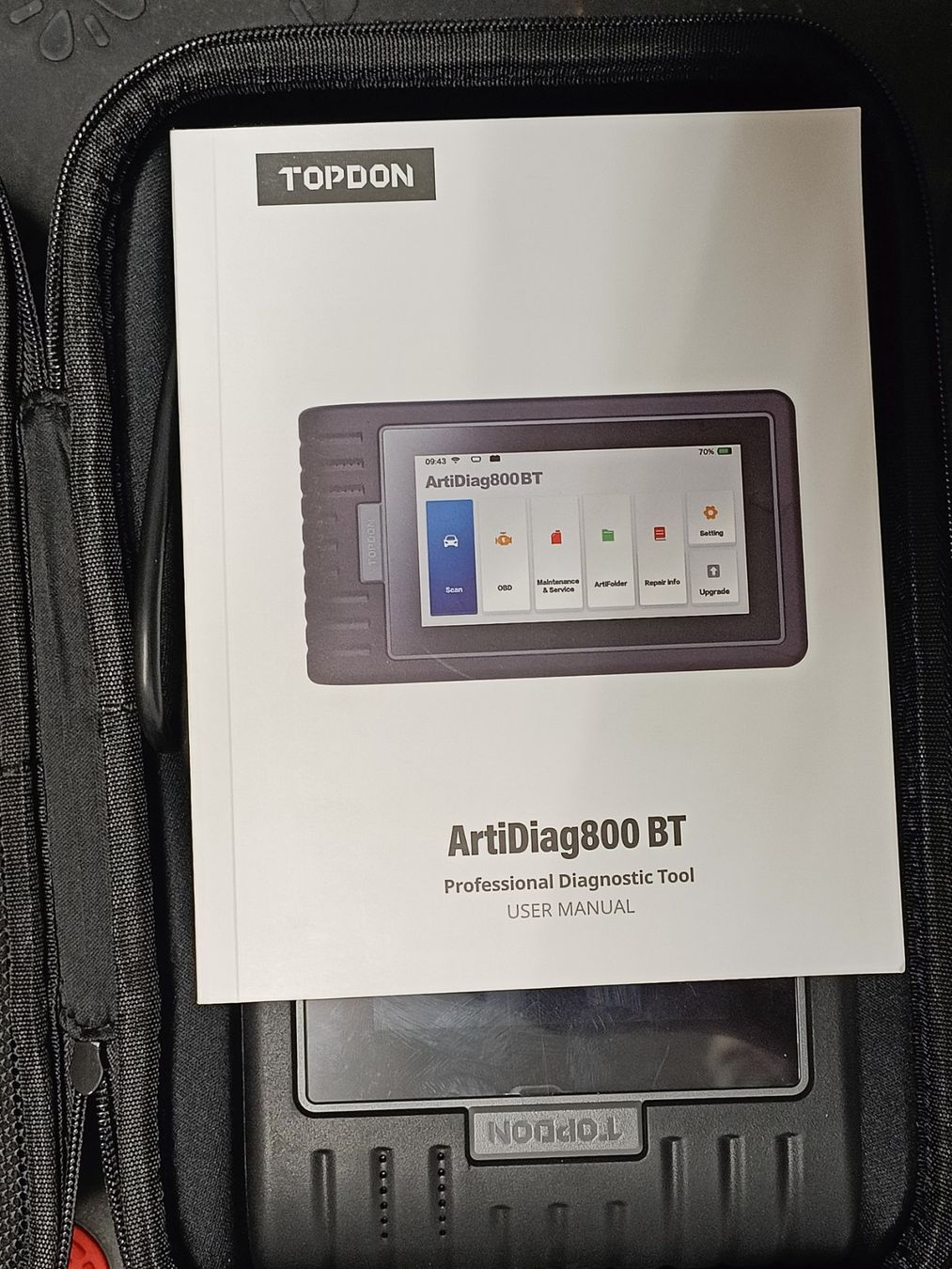 Misurare: Diagnosegerät TOP DON ArtiDiag 800 BT OBD2 – Nuovo (secondo la descrizione) da Villmergen venduto da VM-Motorreinigung 1