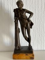 statuette en bronze Satyre au repos