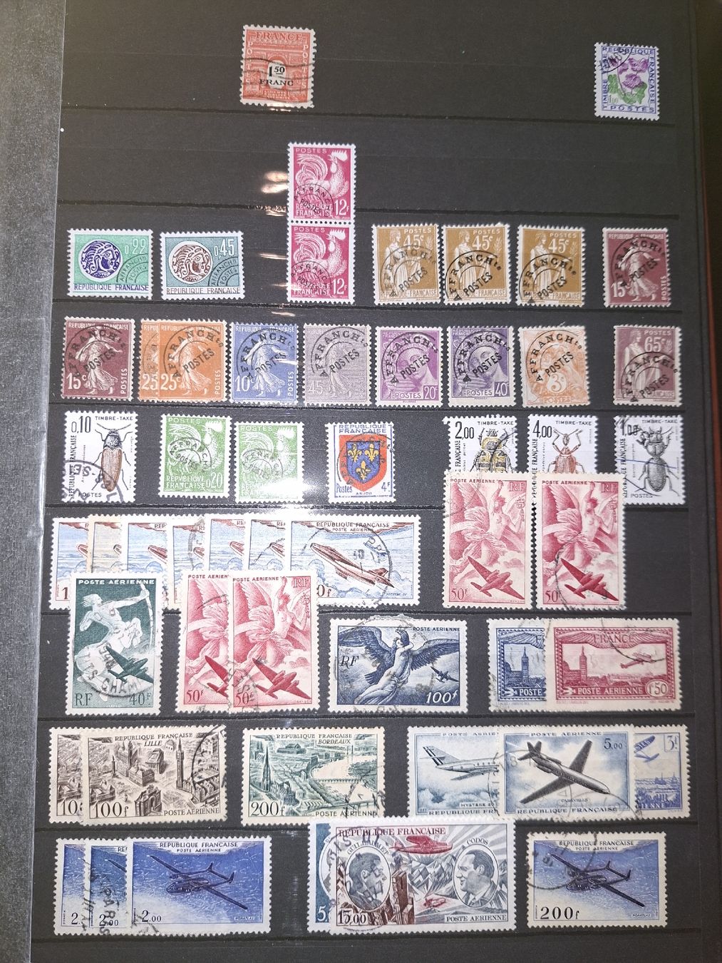 Tutti i francobolli: Briefmarkensammlung Frankreich eher Dubletten  – Usato da Balgach venduto da SIMEON27 7