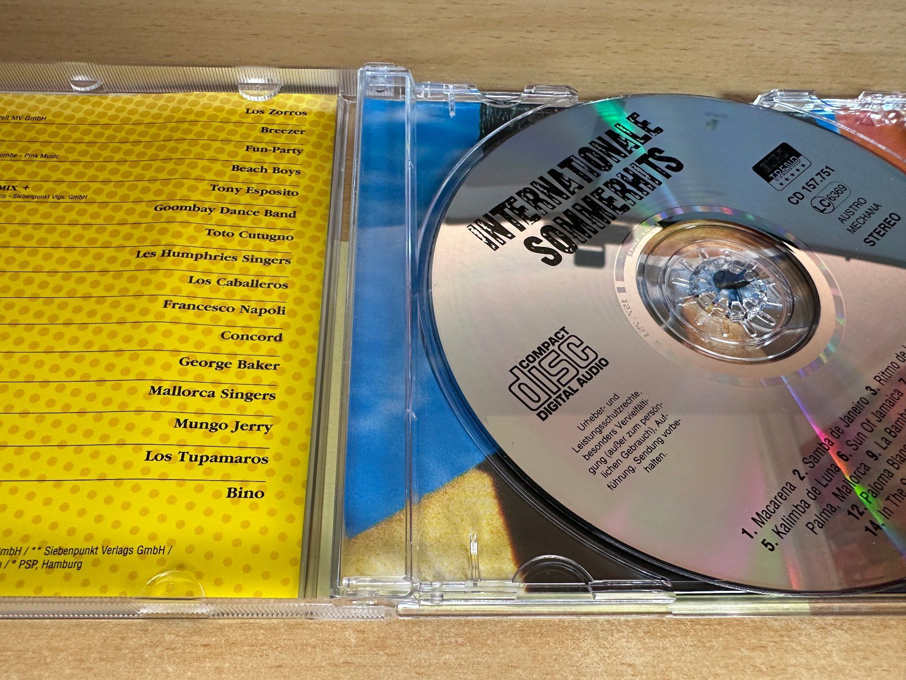 CDs: Various – Internationale Sommerhits – Gebraucht aus Rikon im Tösstal von Alpenmutz 2