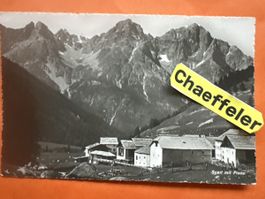 Alte Ansichtskarte Scarl mit Pisoc, Graubünden, Schweiz