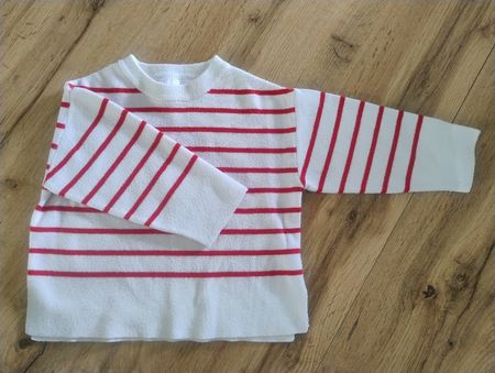 Zara Baby Pulli, Gr. 98, 2-3 Jahre, Rot/Weiss, Top Zustand