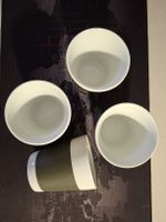 Bodum Becher Set, 4 Stk,Weiss mit brauner Huelle ☕️