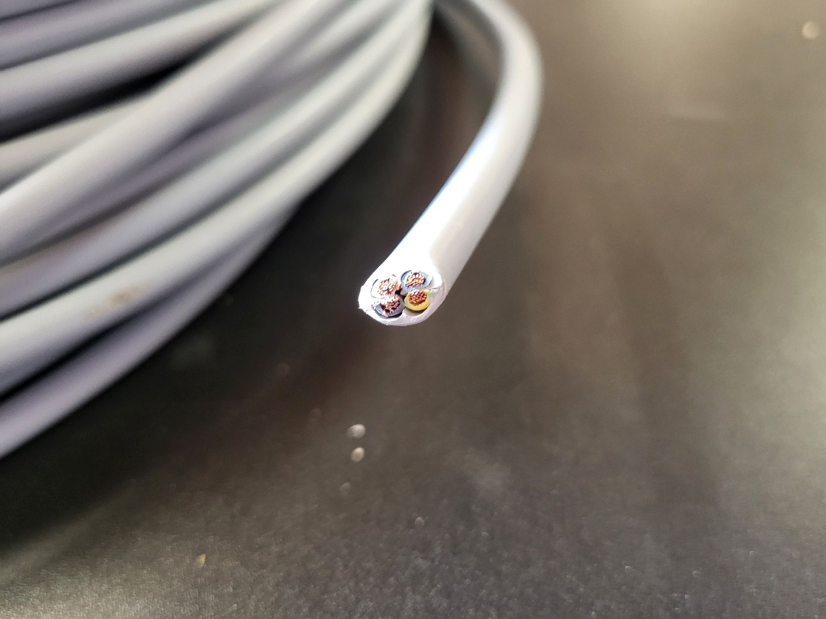 Kabel: 91m Flex-Kabel 4x1.5mm2, 2LNPE, grau – Neu (gemäss Beschreibung) aus Alpnach Dorf von str_jdw2 3