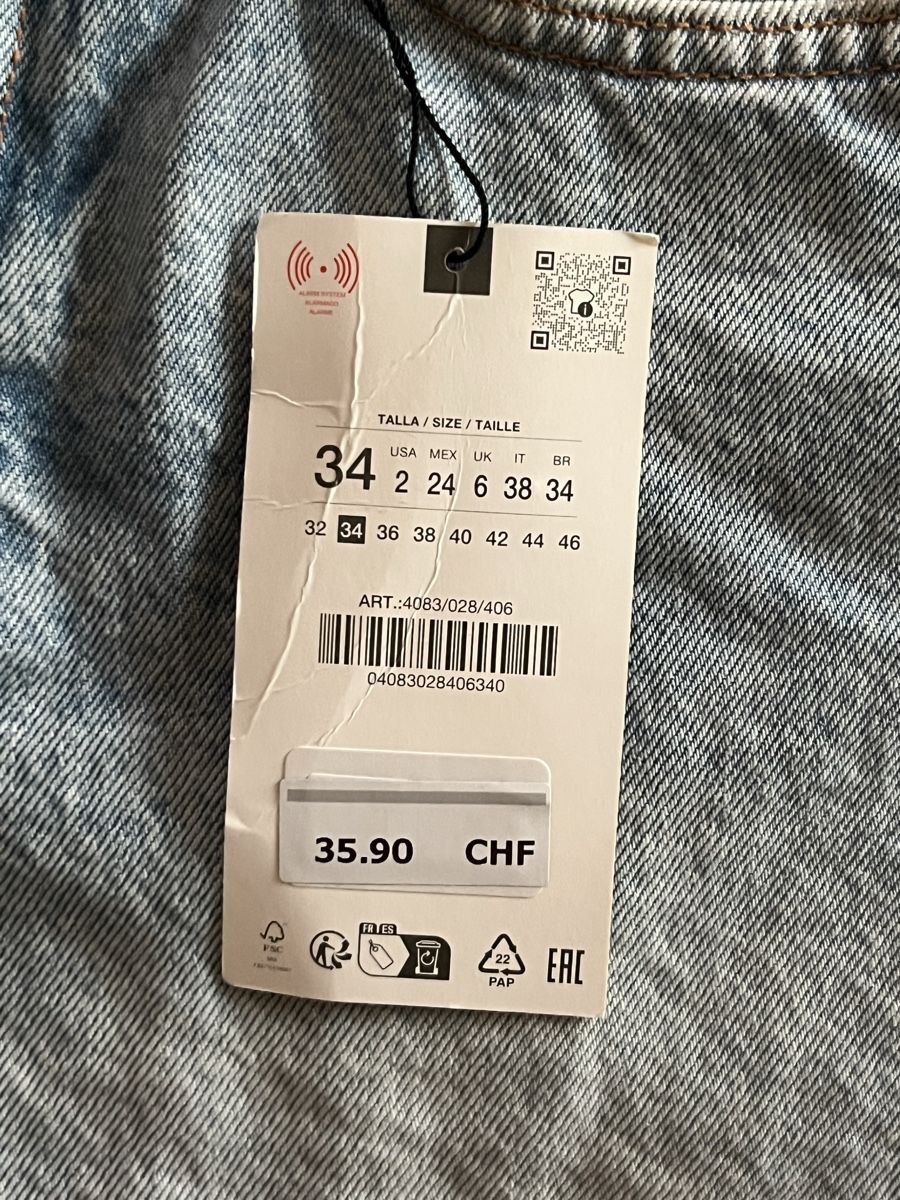 Zara Hosen: Zara Mom Jeans Shorts Gr. 34 – Neu und originalverpackt aus Frauenfeld von heyLani 3