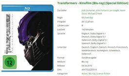 Transformers - Kinofilm (Blu-ray) - (Special Edition)