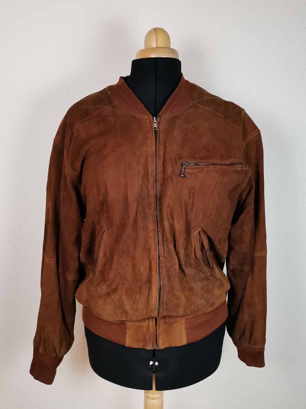 Giacche: SANDRO POZZI Wildleder-Blouson Gr. 48 braun – Usato da Schaffhausen venduto da Restwert_SH