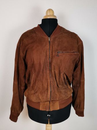 SANDRO POZZI Wildleder-Blouson Gr. 48 braun