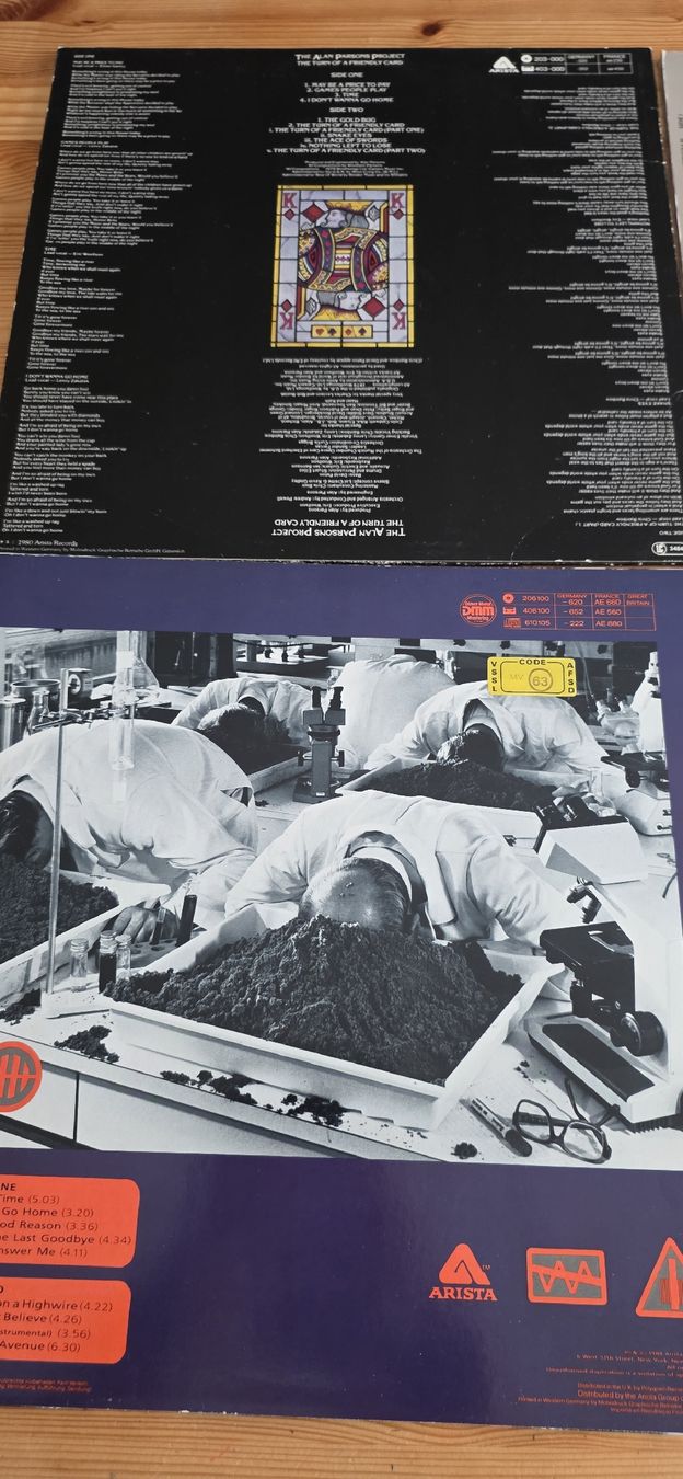 Schallplatten: Lot de 4 vinyles The Alan Parsons Project  – Gebraucht aus Yvonand von RF-VINYL 3