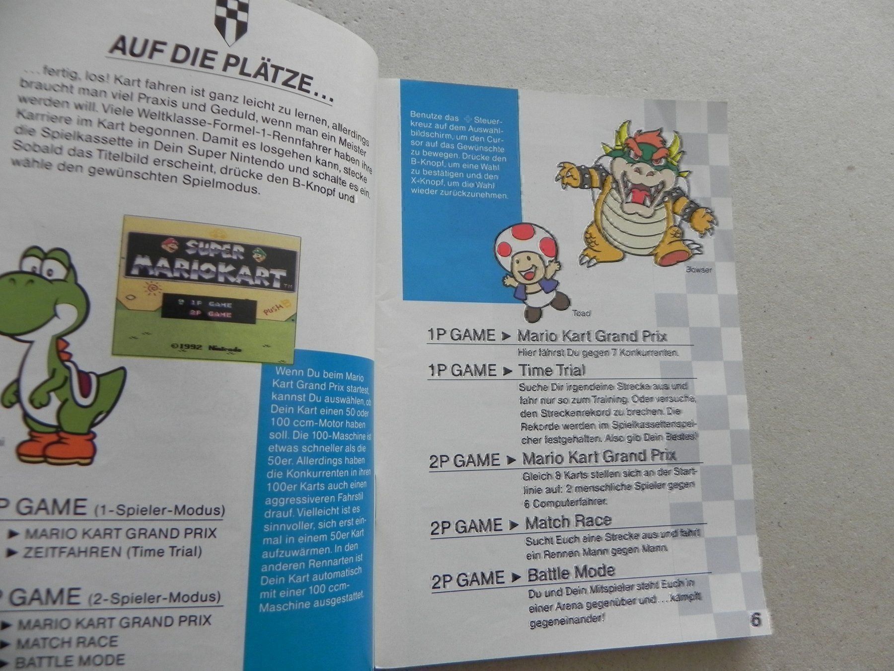 Giochi: Anleitung SNES Nintendo Super Mario Kart – Usato da Siebnen venduto da krimsie 3