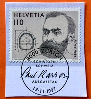 Nr.928 Sonderpostmarken GESTEMPELT Zürich 1997  