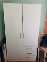 IKEA Kleiderschrank Weiss 97x50x175 mit 3 Schubladen