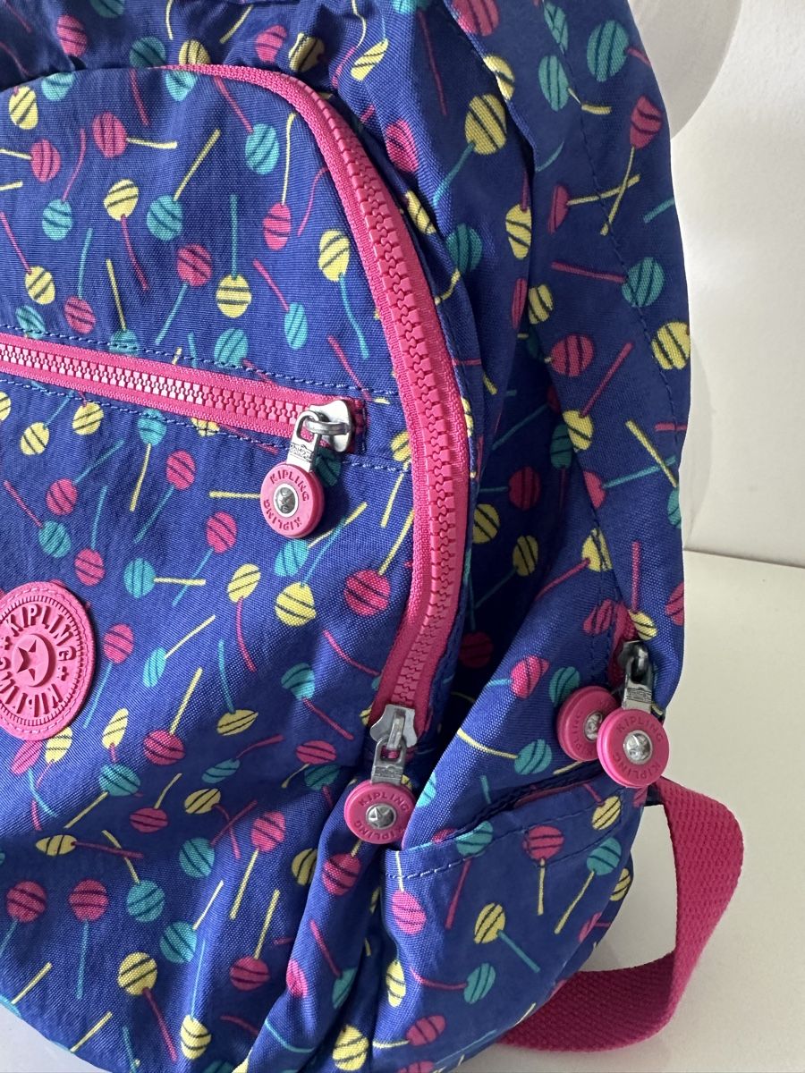 Kipling Kindertaschen: Rucksack Kipling blau bunt lollipop kinder – Neu (gemäss Beschreibung) aus Walzenhausen von auw_sx8w 3