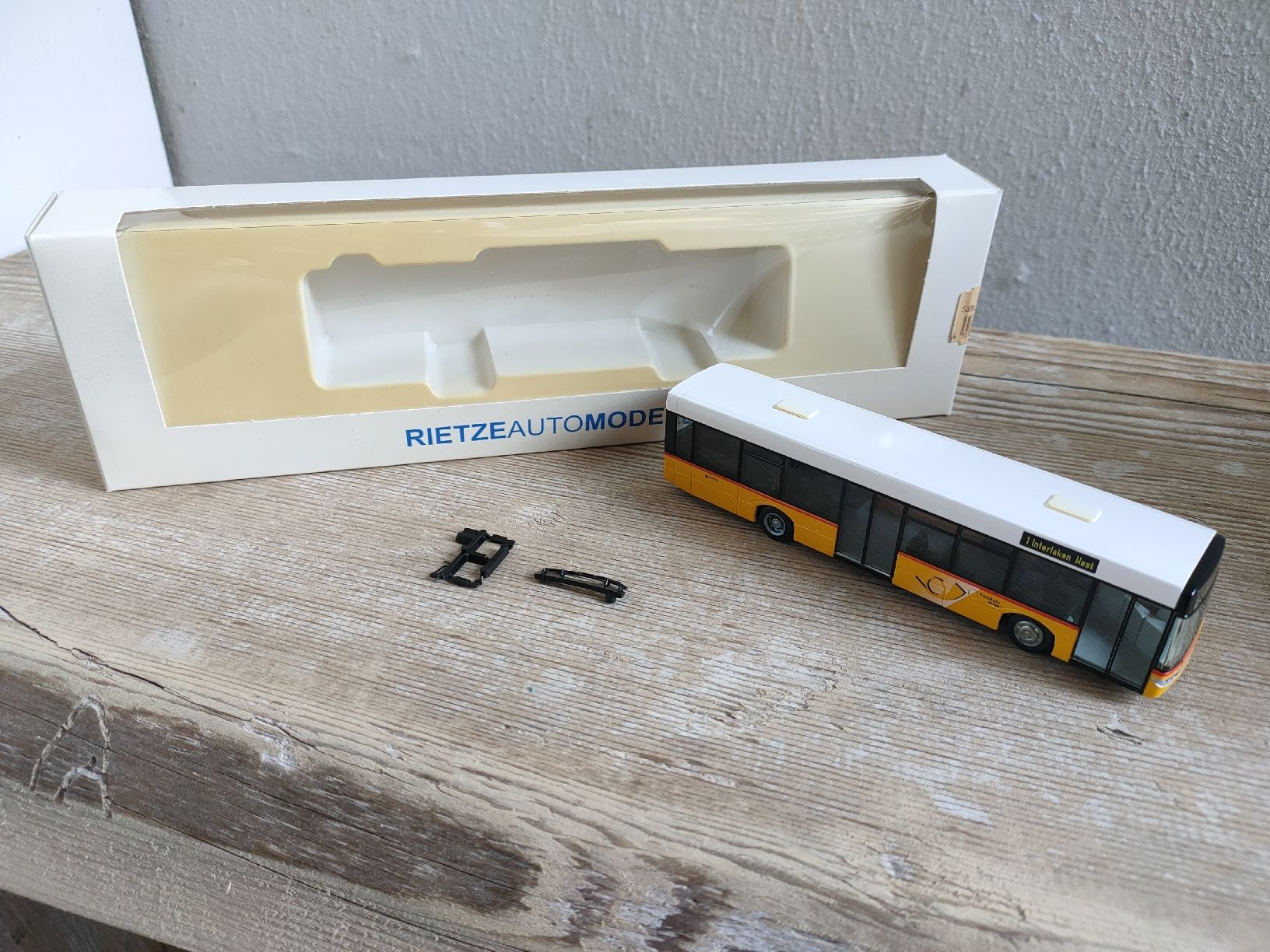 Rietze Modellini d'auto: Rietze Solaris PostAuto – Usato da Burgdorf venduto da bri5 7