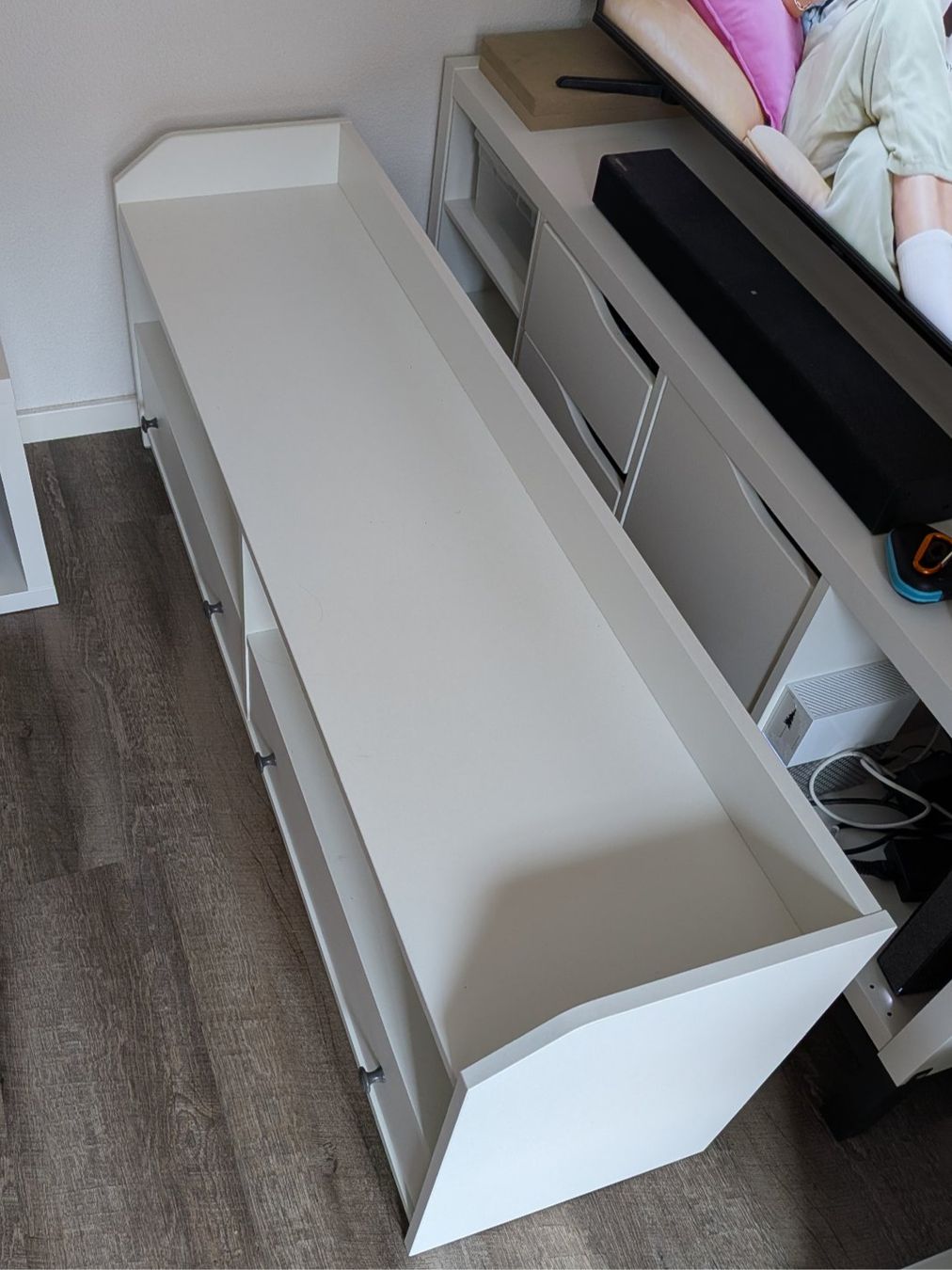 Ikea TV Möbel: IKEA Hauga TV Bank Weiss – Neu (gemäss Beschreibung) aus Brugg AG von GrizzoCH 2