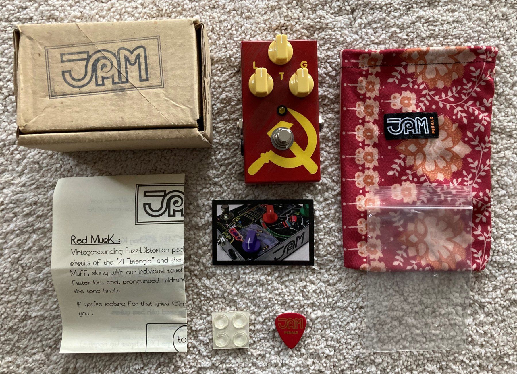 Musikinstrumente: JAM PEDALS - RED MUCK (Hammer & Sichel Design) – Gebraucht aus Steffisburg von Andichan 1