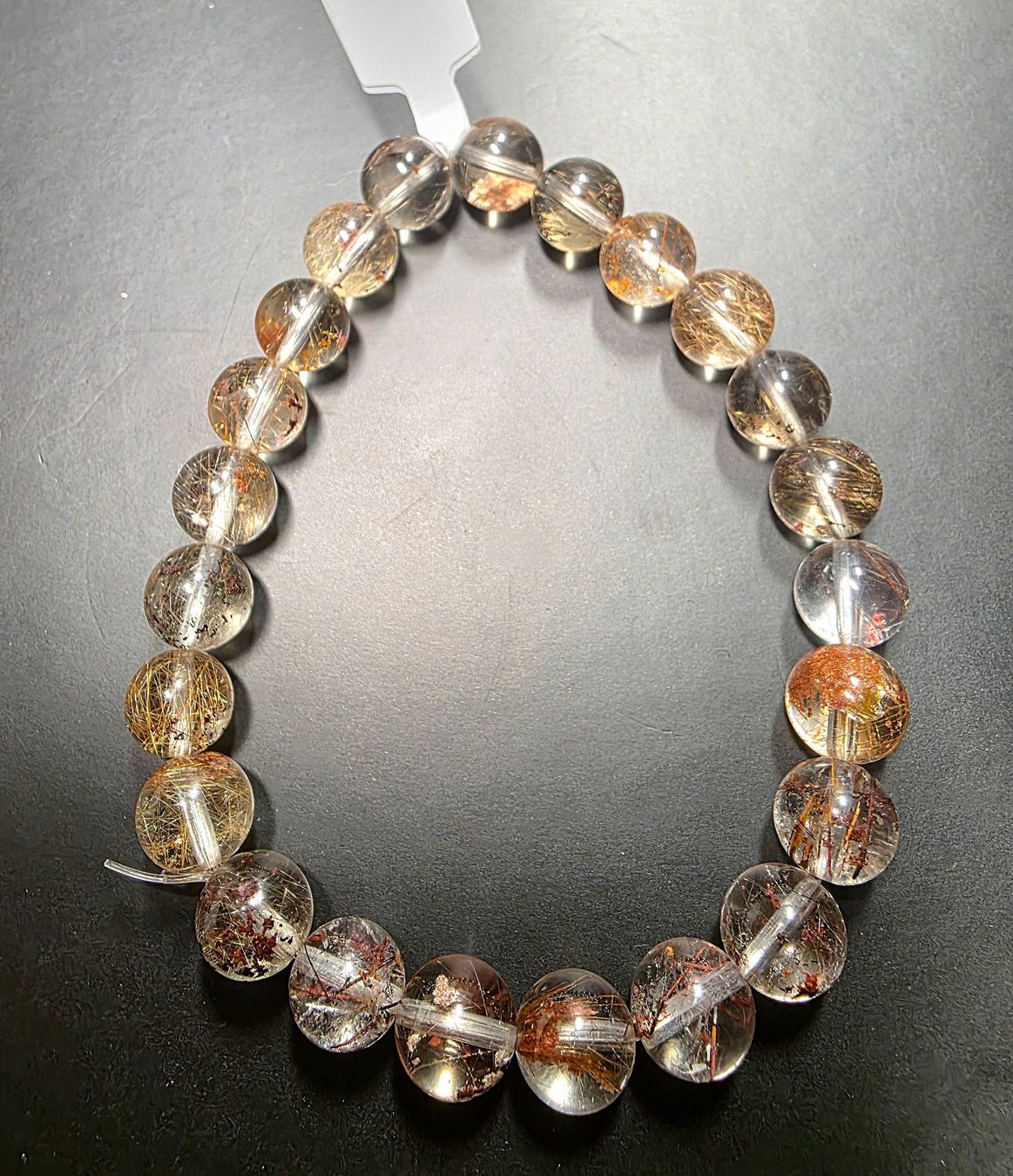 Minerali & Pietre curative: Hochwertiges Rutil Armband – Nuovo (secondo la descrizione) da Matzingen venduto da Shay_Crystalz