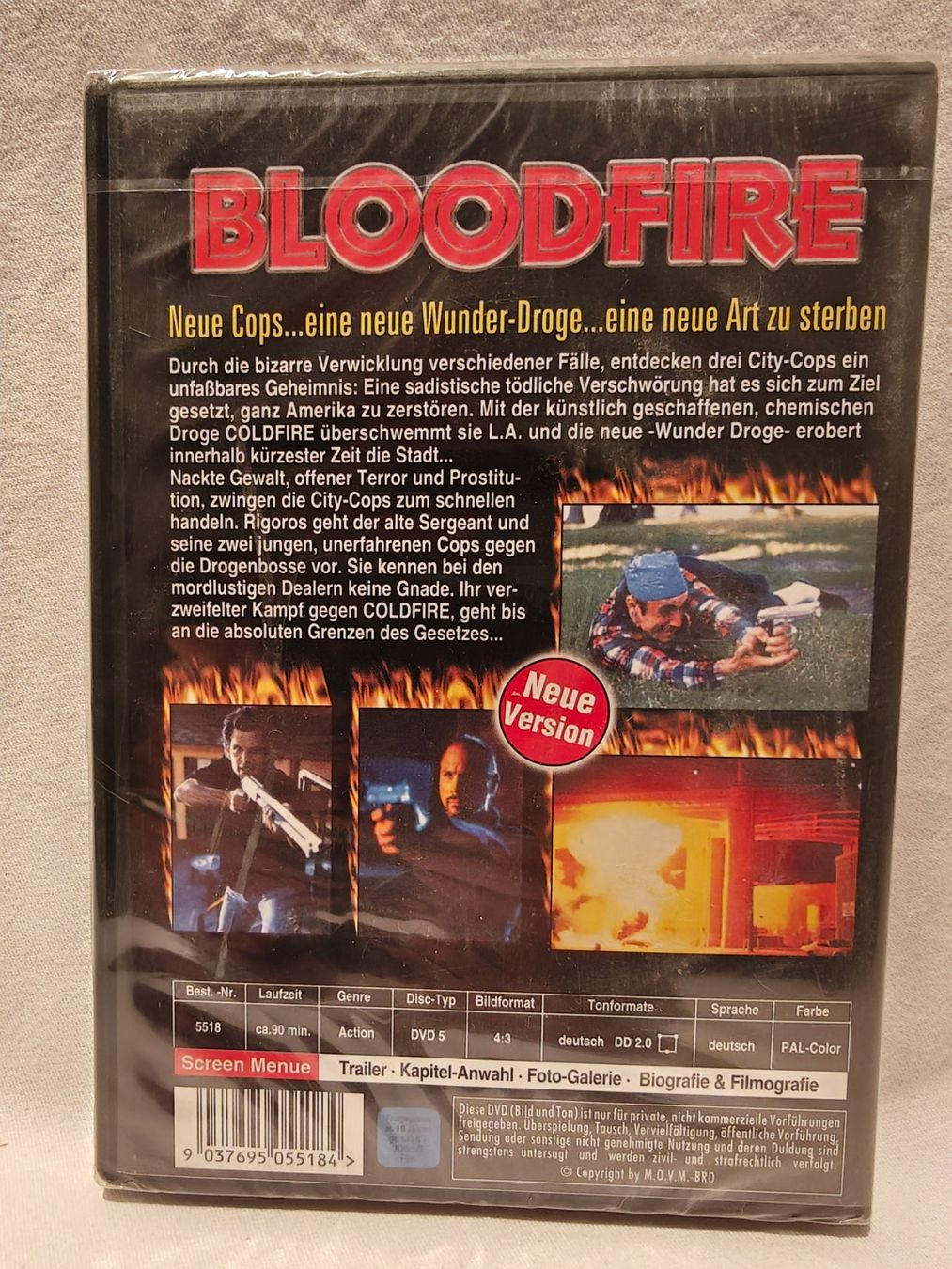 Tutti i DVDs: Bloodfire – Nuovo e nell'imballaggio originale da Gutenswil venduto da Vulcano21 1
