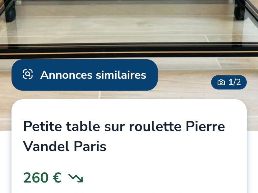 Tavoli: Table basse sur roulettes PIERRE VANDEL Paris – Usato da Fully venduto da tameab 7