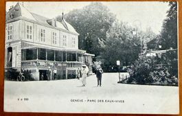 Genève - Parc des Eaux-Vives - Animée, 1907, Superbe