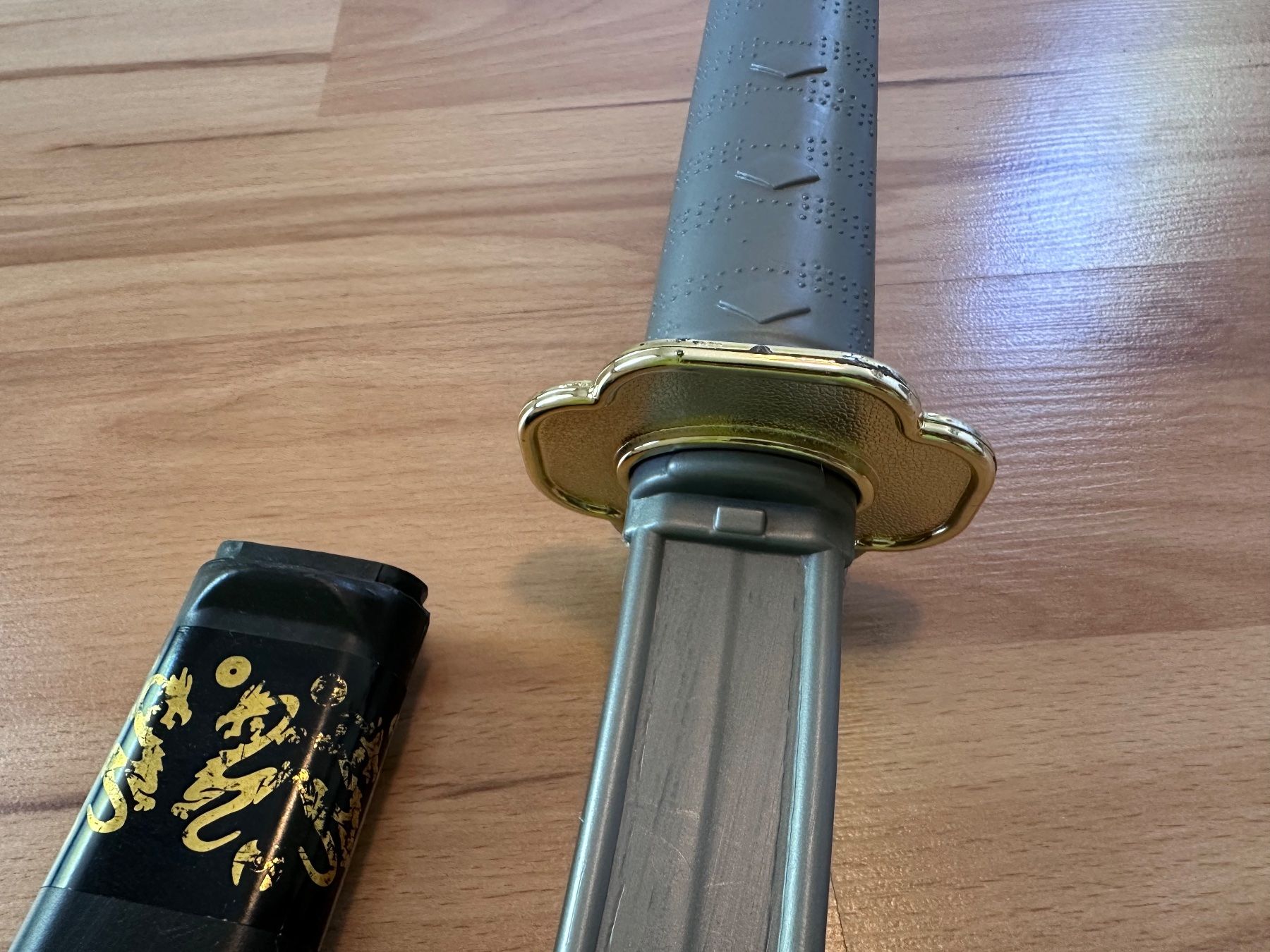 Giocattoli: Plastik-Samuraischwert Katana ca. 75cm lang – Nuovo (secondo la descrizione) da Hausen AG venduto da dege02 3