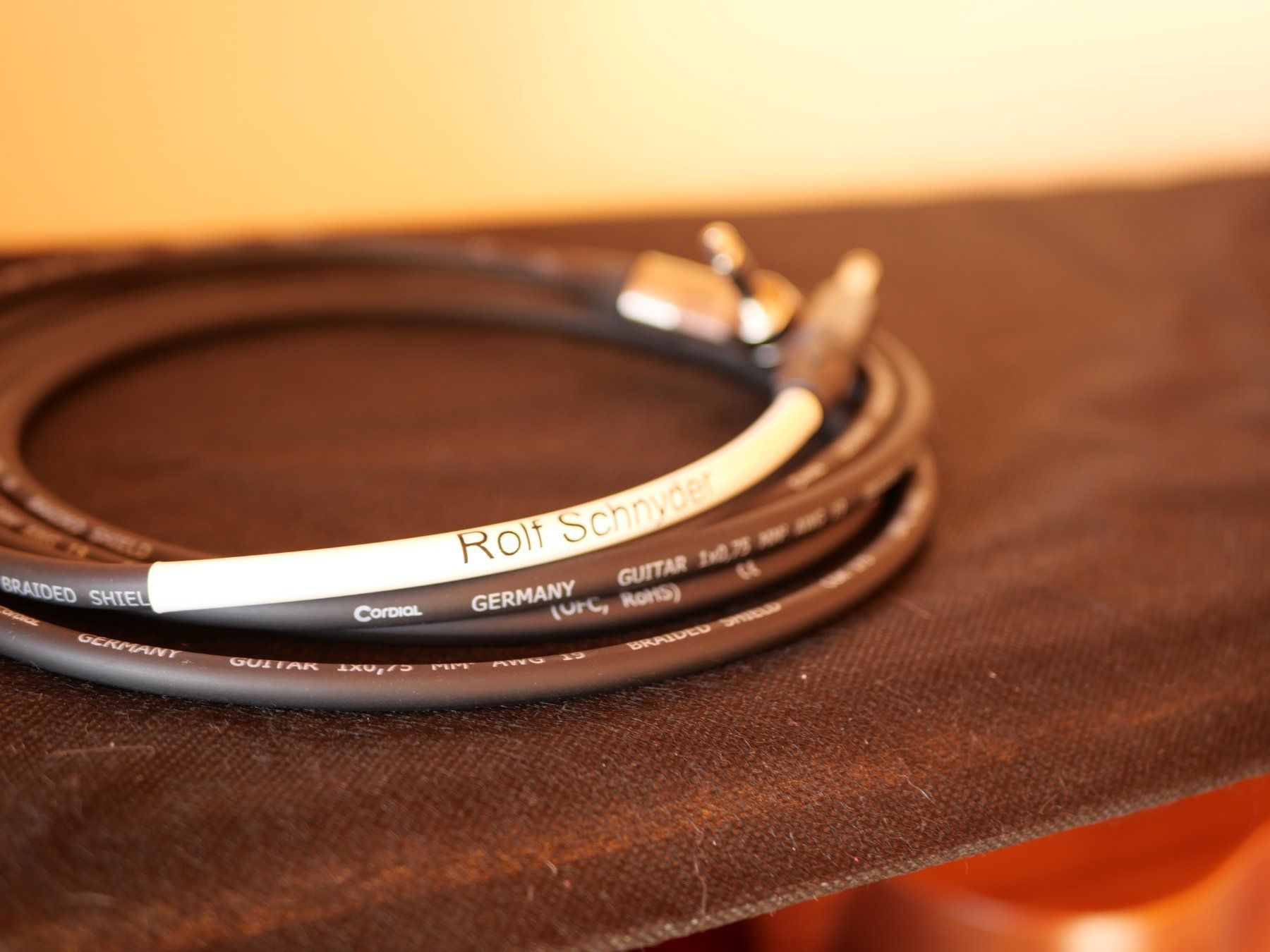 Kabel: Hi-End Cordial Gitarrenkabel 4.5m – Neu und originalverpackt aus Grimisuat von musicgear.ch 2