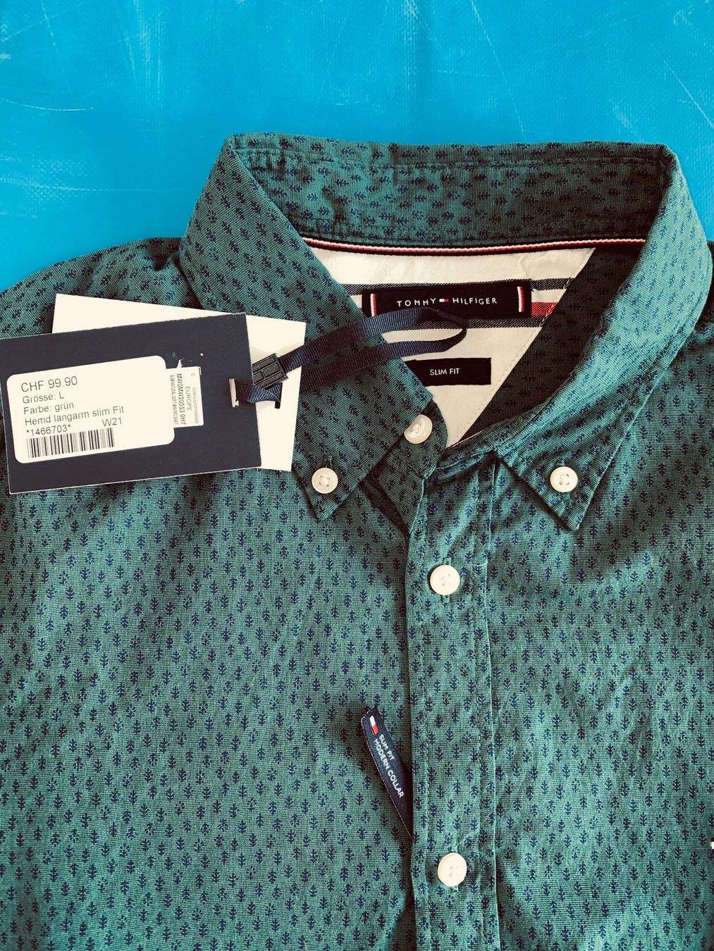 Tommy Hilfiger Camicie: Tommy Hilfiger Herren Hemd Gr. L – Nuovo (secondo la descrizione) da Emmen venduto da H.Bettina 1