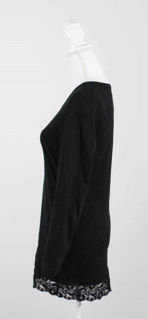 Deerberg T-shirt: Deerberg Langarmshirt mit Spitzen Gr. M – Usato da Belp venduto da caramel-secondhand 4