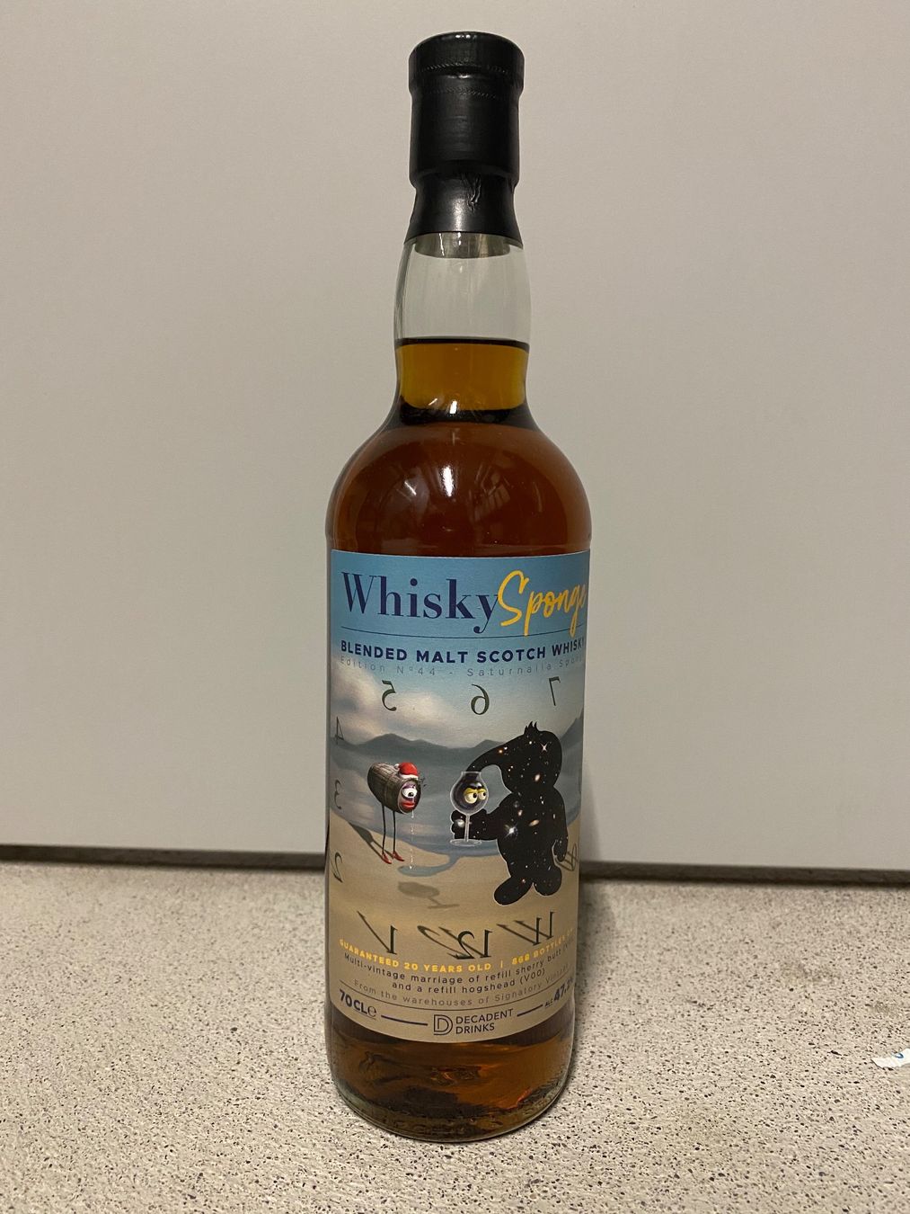 Glenrothes Bevande alcoliche: (Glenrothes) WhiskySponge 20yo 2000/2001 47.2% – Nuovo e nell'imballaggio originale da Mönchaltorf venduto da Drammer