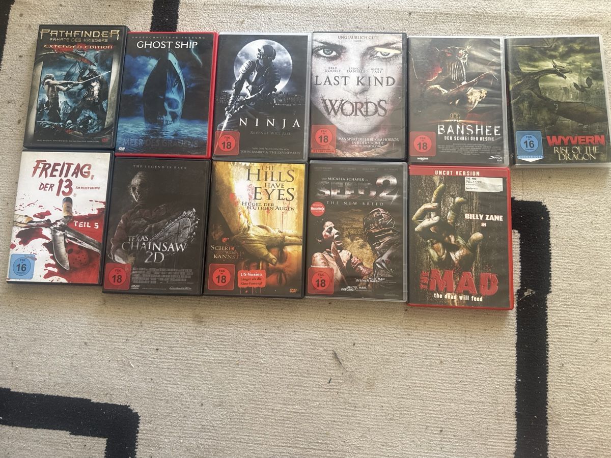 Alle DVDs: Dvd Horror Sammlung  – Gebraucht aus Winterthur von Mariom7
