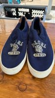 Polo Ralph Lauren Slip-On Sneakers Navy Herren Grösse 44