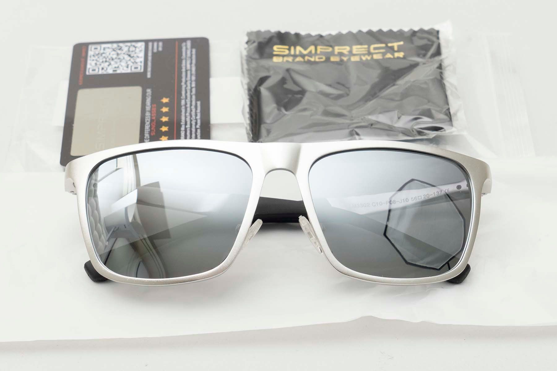 Occhiali & Lenti: Schöne Designer Sonnenbrille Square SILVER – Nuovo (secondo la descrizione) da Basel venduto da phil4001 2