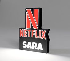 Lightbox lumière led NETFLIX - personnalisable