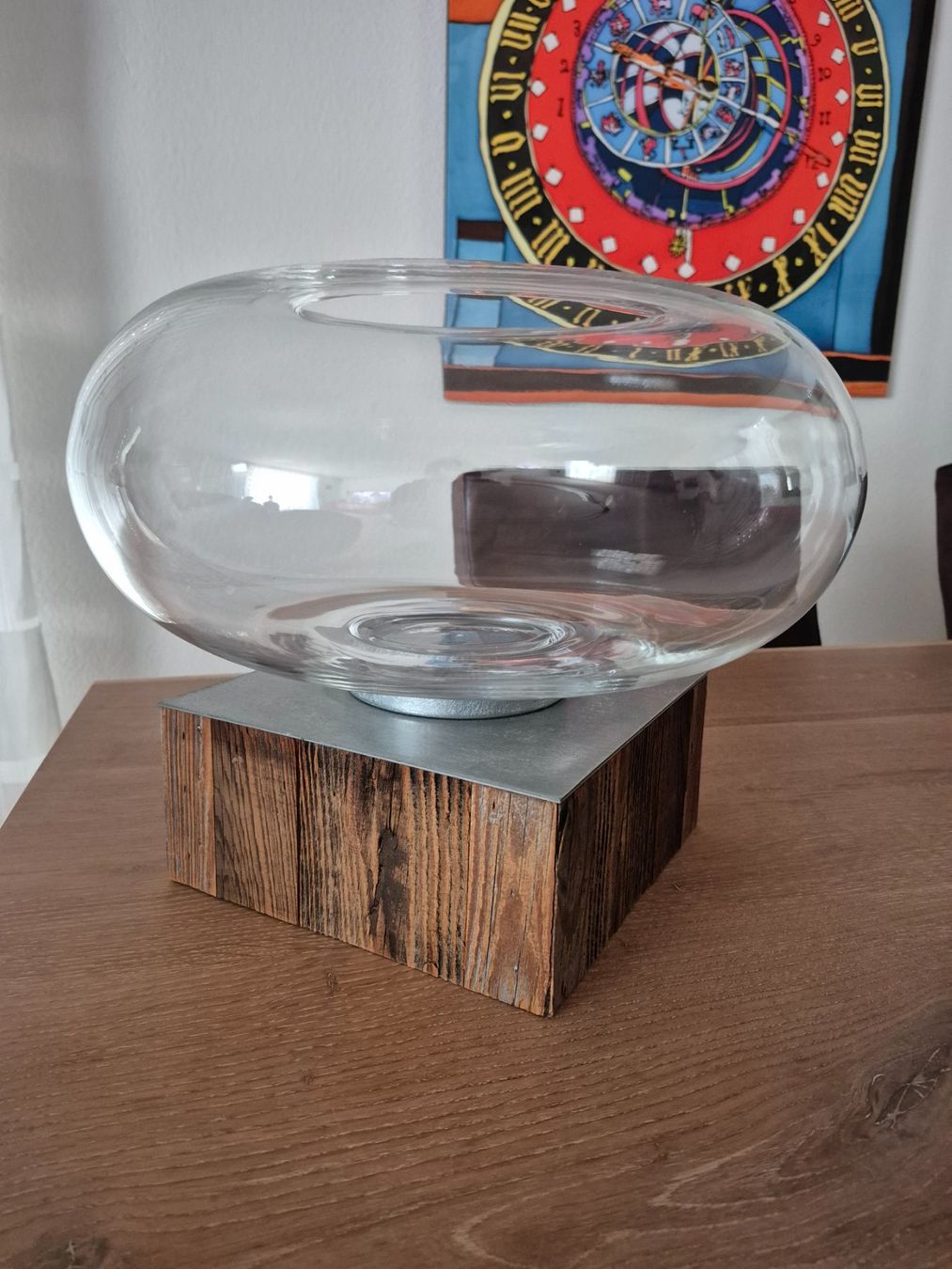 Kerzenständer: Windlicht Holz/Glas gross – Gebraucht aus Herzogenbuchsee von Ro9999 1